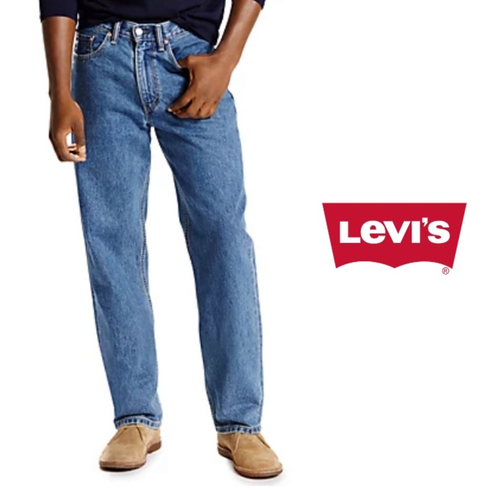 New! Men’s Levi’s 550 Relaxed Fit Stretch Jeans Size - 36x36 New With Tags!